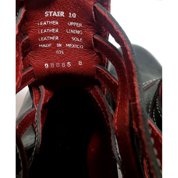 Freebird Boots Booties by Steven 10 Style Stair Black Distressed Leather 98885 - Picture 13 of 15